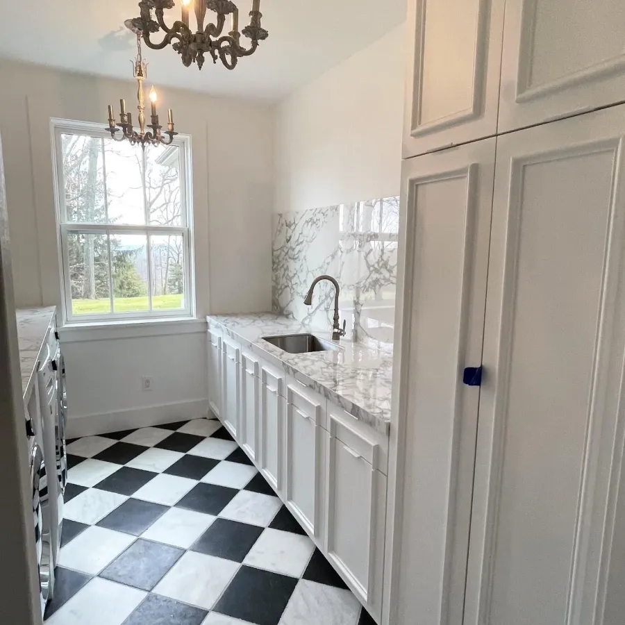 Custom laundry room cabinetry