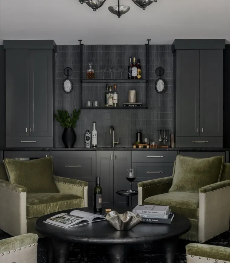 Custom bars & pantries cabinetry by Heard Woodworking — project 1