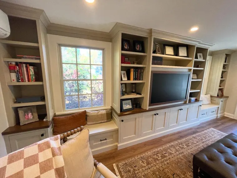 Custom built-in cabinetry by Heard Woodworking — project 1