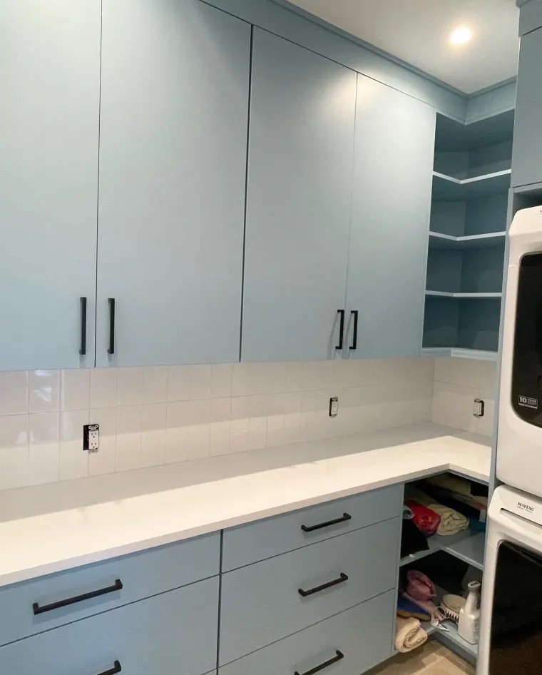 Custom laundries cabinetry by Heard Woodworking — project 10
