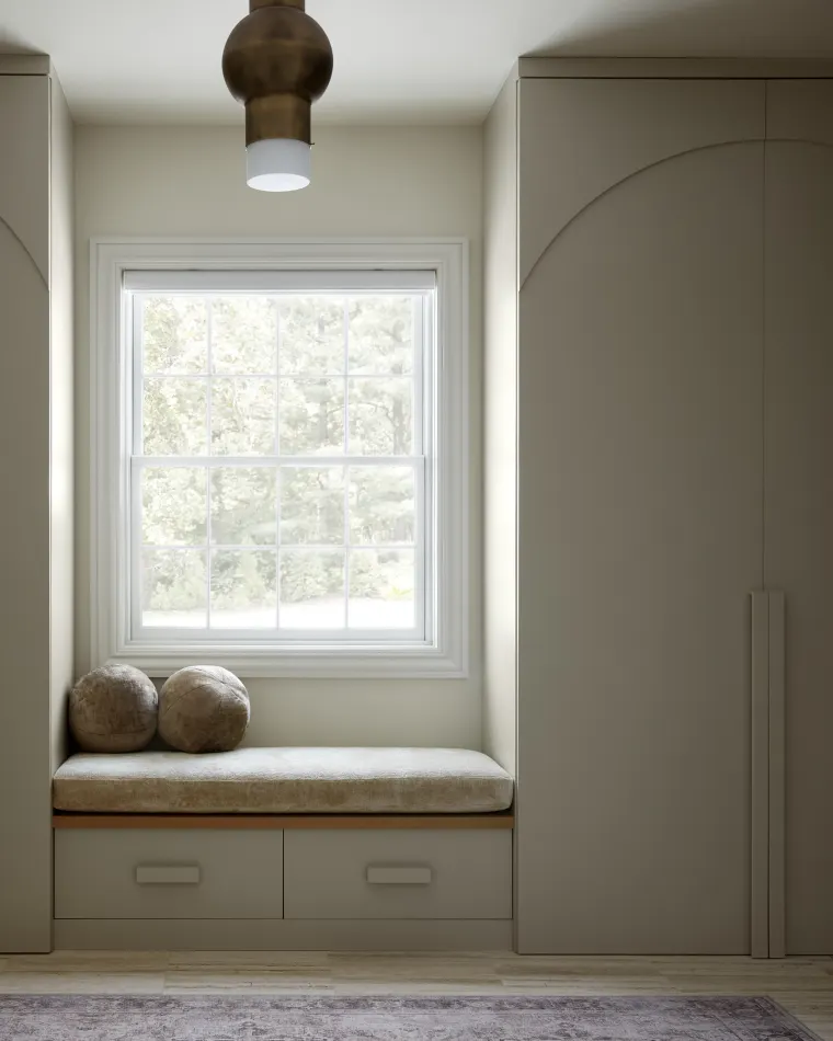 Custom mudroom cabinetry by Heard Woodworking — project 1
