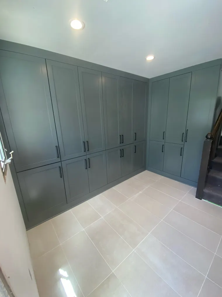 Custom mudroom cabinetry by Heard Woodworking — project 5