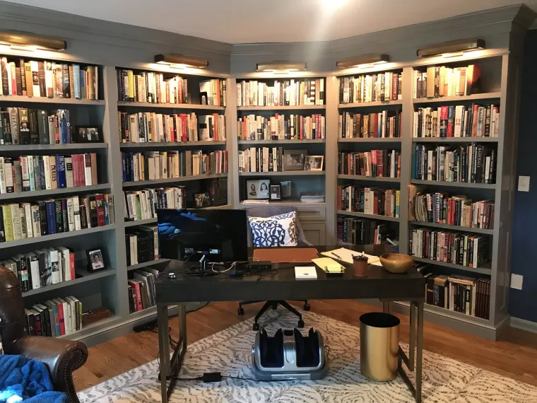 Custom offices & libraries cabinetry by Heard Woodworking — project 16