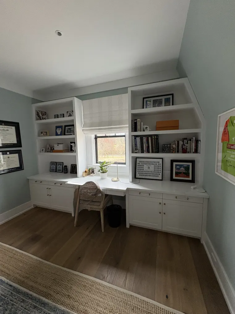 Custom offices & libraries cabinetry by Heard Woodworking — project 22
