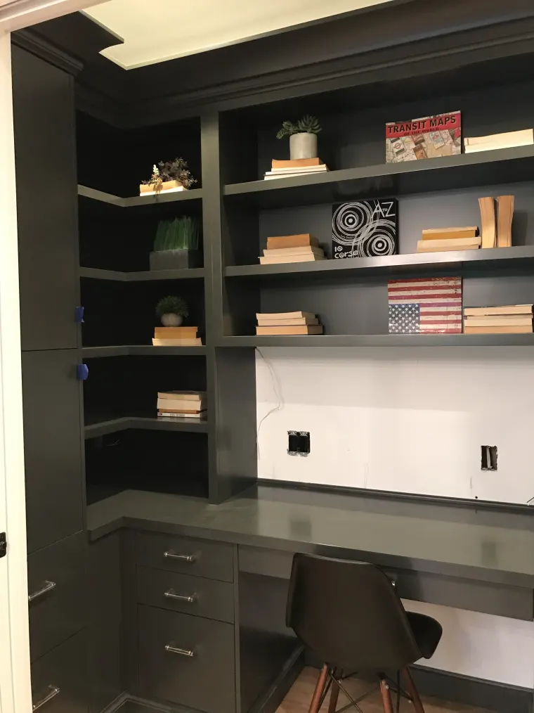 Custom offices & libraries cabinetry by Heard Woodworking — project 25