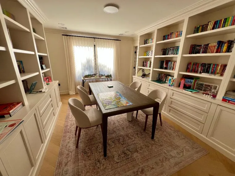 Custom offices & libraries cabinetry by Heard Woodworking — project 27