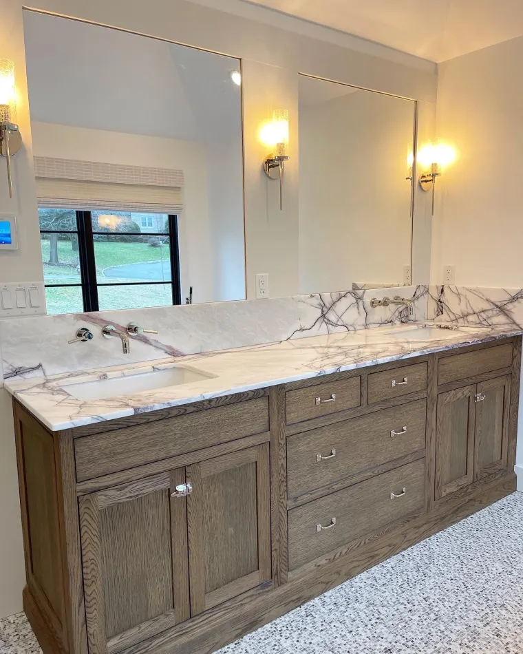 Custom vanities cabinetry by Heard Woodworking — project 16