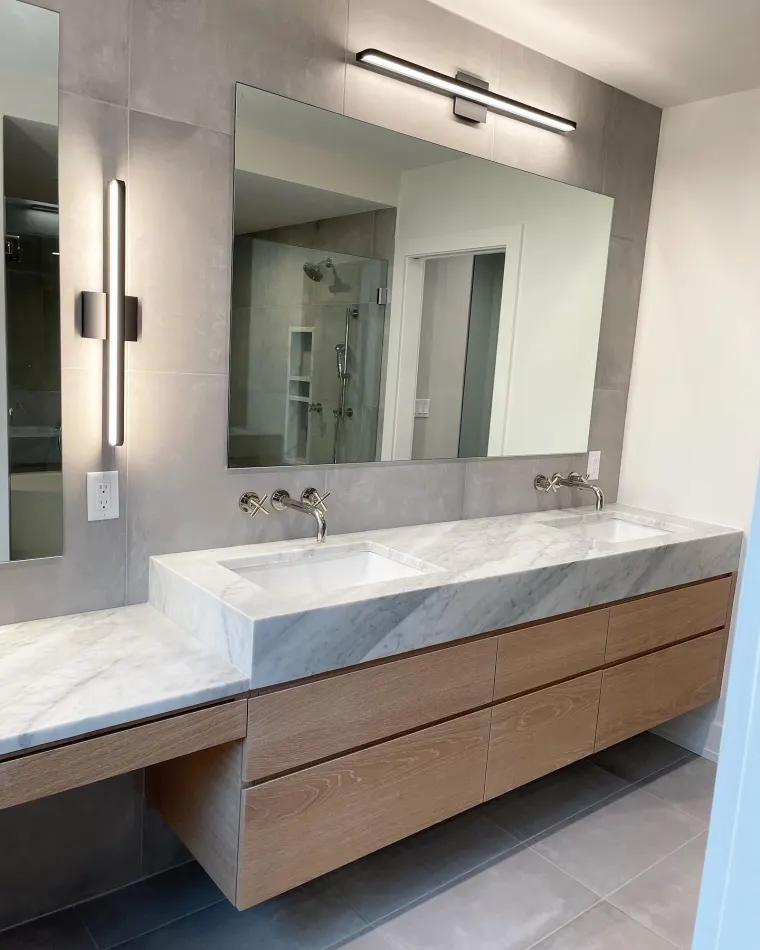 Custom vanities cabinetry by Heard Woodworking — project 35