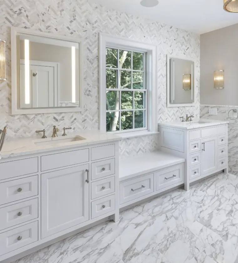 Custom vanities cabinetry by Heard Woodworking — project 46