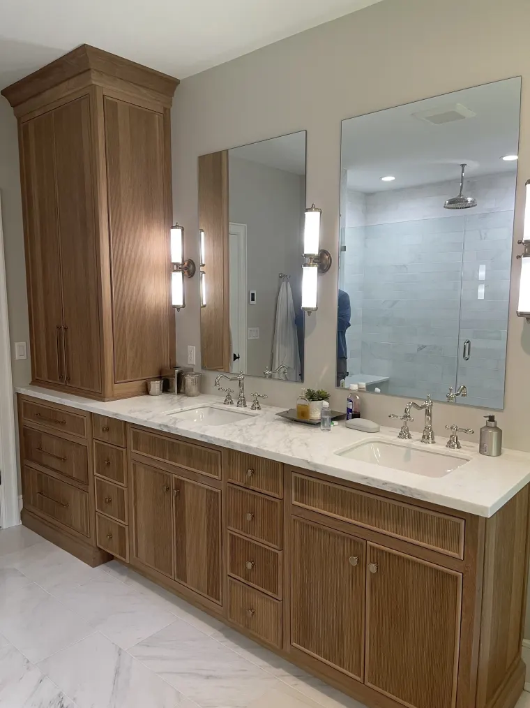 Custom vanities cabinetry by Heard Woodworking — project 47