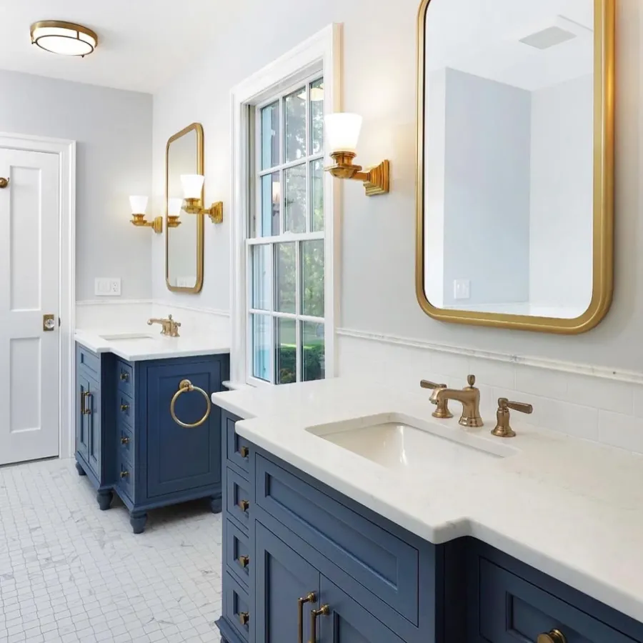Custom vanities by Heard Woodworking